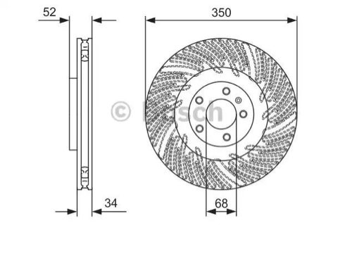 Bosch 0 986 479 D28 Brake Disc, photo 2