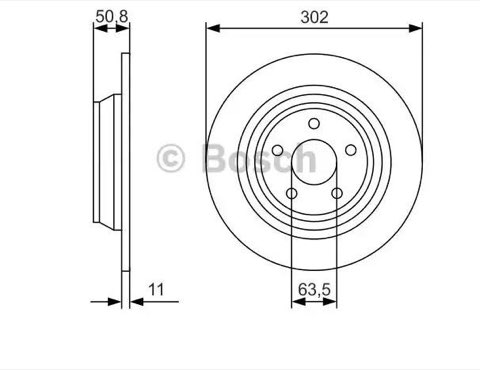 Bosch 0 986 479 D37 Brake Disc, photo 3