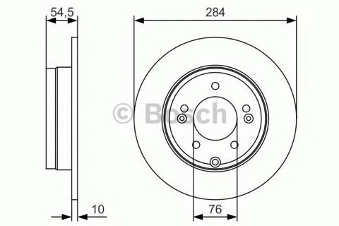 Bosch 0 986 479 T49 Brake Disc, photo 2