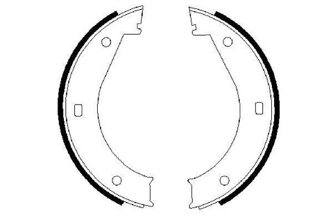 Bosch 0 986 487 211 Handbrake Shoes, photo 3