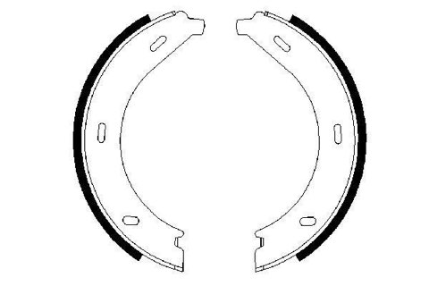 Bosch 0 986 487 605 Handbrake Shoes, photo 3