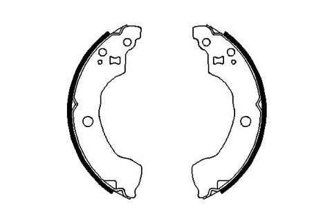 Bosch 0 986 487 691 Brake Shoe Set, photo 2