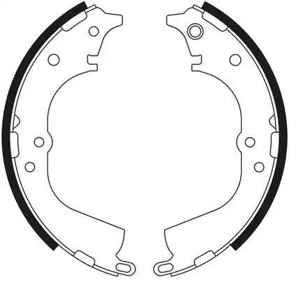 Bosch 0 986 487 743 Brake Shoe Set, photo 2