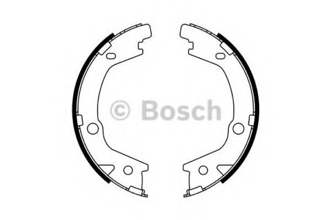 Bosch 0 986 487 770 Handbrake Shoes, photo 2