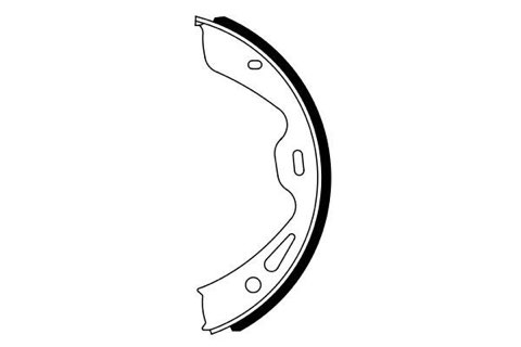 Bosch 0 986 487 920 Handbrake Shoes, photo 3