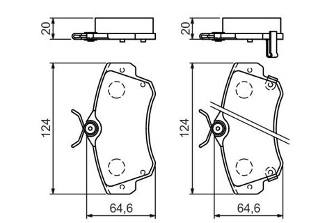 Bosch 0 986 494 029 Brake Pad Set, photo 3