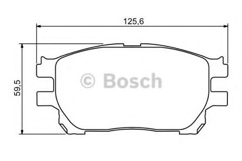 Bosch 0 986 494 212 Brake Pad Set, photo 2