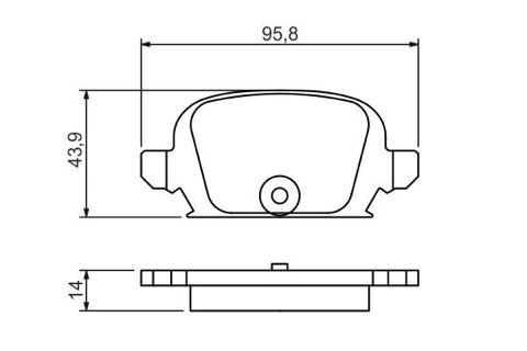 Bosch 0 986 494 340 Brake Pad Set, photo 3