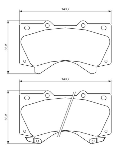Bosch 0 986 494 449 Brake Pad Set, photo 3