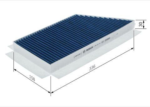 Bosch 0 986 628 635 Pollen Filter, photo 2
