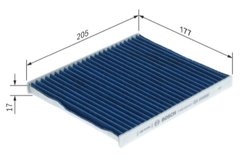 Bosch 0 986 628 641 Pollen Filter, photo 2