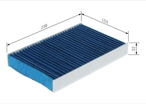 Bosch 0 986 628 650 Pollen Filter, photo 2