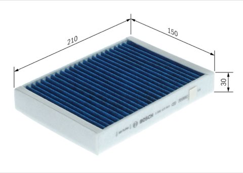 Bosch 0 986 628 669 Pollen Filter, photo 2