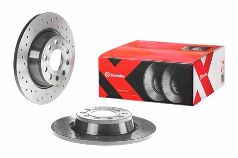 Brembo Xtra 08.A202.1X Brake Disc — Rear 282mm, photo 4