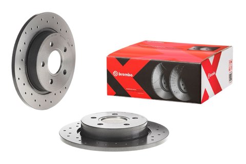 Brembo Xtra 08.A725.1X Brake Disc — Rear 271mm, photo 5