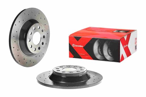 Brembo Xtra 08.C501.1X Brake Disc — Rear 300mm, photo 4