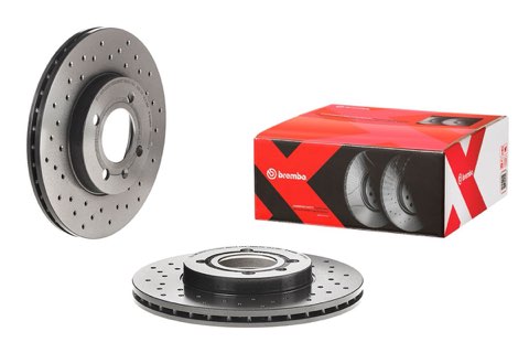 Brembo Xtra 09.5166.1X Brake Disc — Front 256mm, photo 3