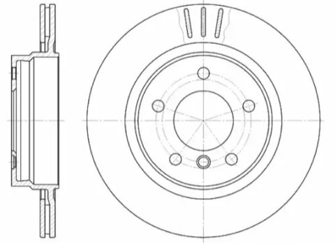 Brembo Xtra 09.7702.75 Brake Disc — Rear 294mm, photo 2