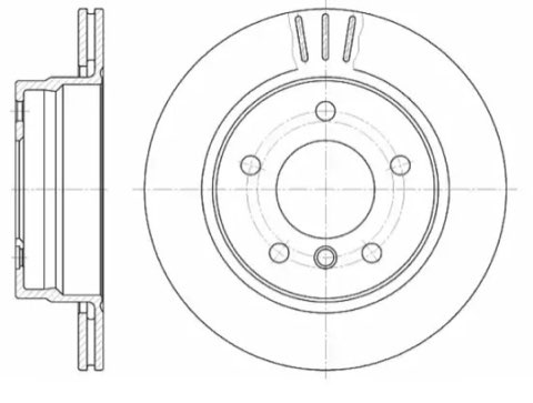Brembo Xtra 09.7727.75 Brake Disc — Rear 276mm, photo 2