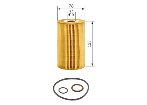 Bosch 1 457 429 276 Oil Filter, photo 2