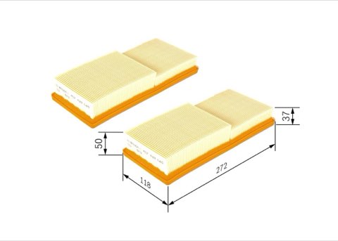 Bosch 1 457 433 049 Air Filter, photo 2