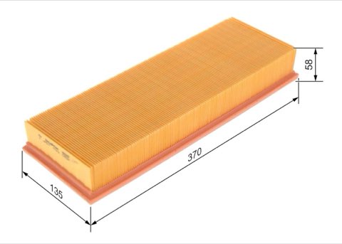 Bosch 1 457 433 058 Air Filter, photo 2