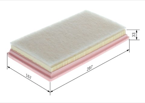 Bosch 1 457 433 066 Air Filter, photo 2