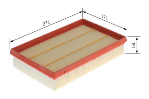 Bosch 1 457 433 152 Air Filter, photo 2