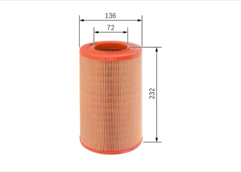 Bosch 1 457 433 154 Air Filter, photo 2