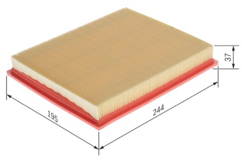 Bosch 1 457 433 303 Air Filter, photo 2