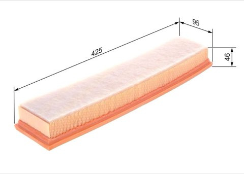 Bosch 1 457 433 337 Air Filter, photo 2