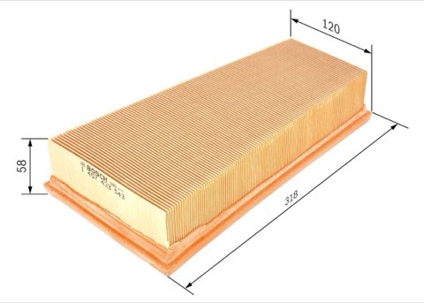 Bosch 1 457 433 543 Air Filter, photo 2