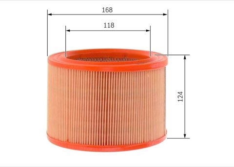 Bosch 1 457 433 544 Air Filter, photo 2