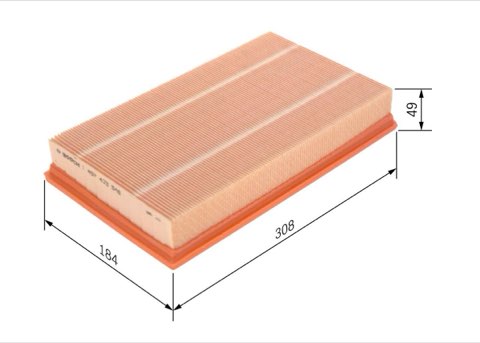 Bosch 1 457 433 546 Air Filter, photo 2