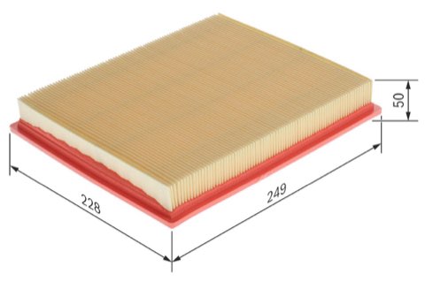 Bosch 1 457 433 550 Air Filter, photo 2