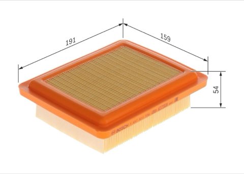 Bosch 1 457 433 554 Air Filter, photo 2