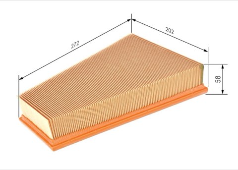 Bosch 1 457 433 555 Air Filter, photo 2