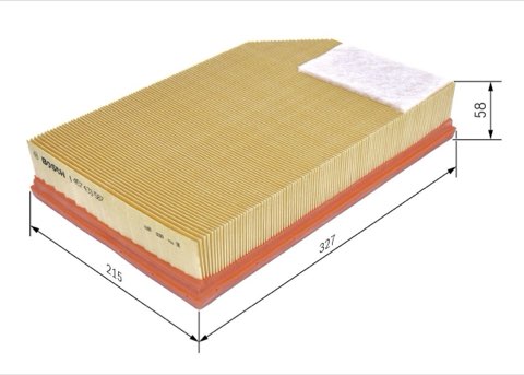 Bosch 1 457 433 587 Air Filter, photo 2