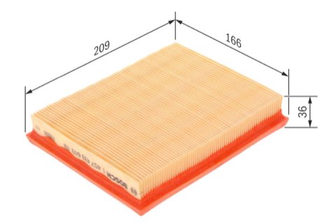 Bosch 1 457 433 603 Air Filter, photo 2
