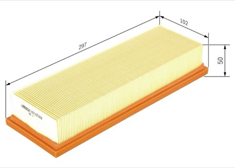 Bosch 1 457 433 606 Air Filter, photo 2