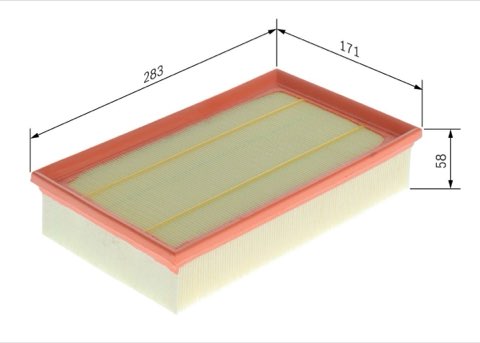 Bosch 1 457 433 607 Air Filter, photo 2