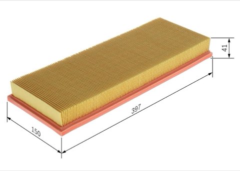 Bosch 1 457 433 609 Air Filter, photo 2