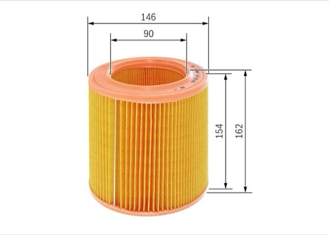 Bosch 1 457 433 652 Air Filter, photo 2