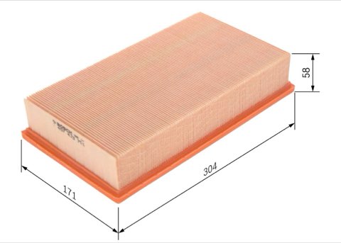 Bosch 1 457 433 701 Air Filter, photo 2