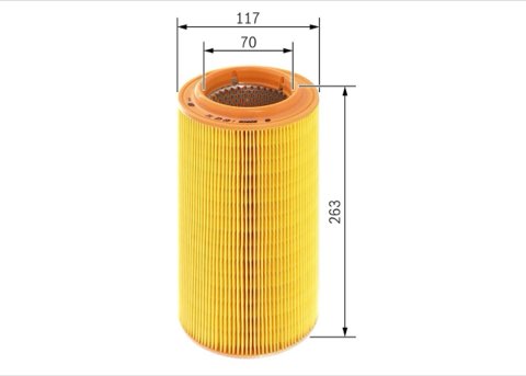 Bosch 1 457 433 712 Air Filter, photo 2
