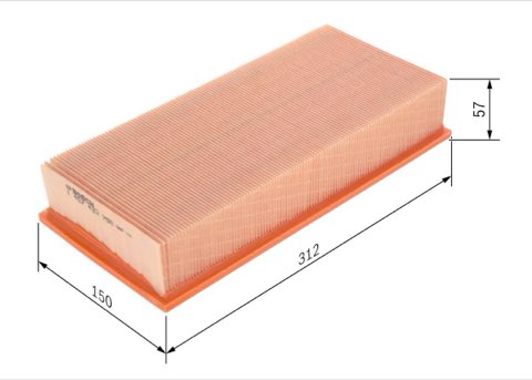 Bosch 1 457 433 750 Air Filter, photo 2