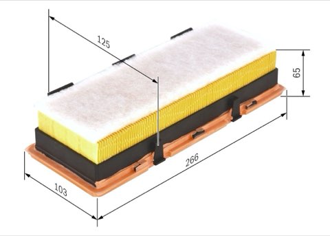 Bosch 1 457 433 773 Air Filter, photo 2