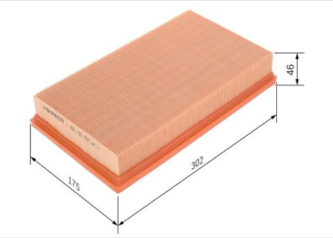 Bosch 1 457 433 797 Air Filter, photo 2