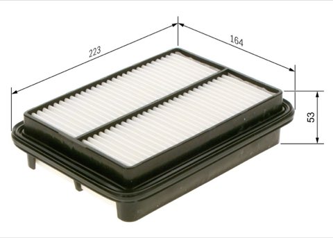 Bosch 1 987 429 123 Air Filter, photo 2