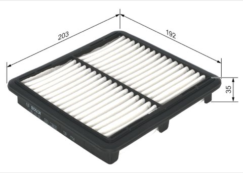 Bosch 1 987 429 166 Air Filter, photo 2